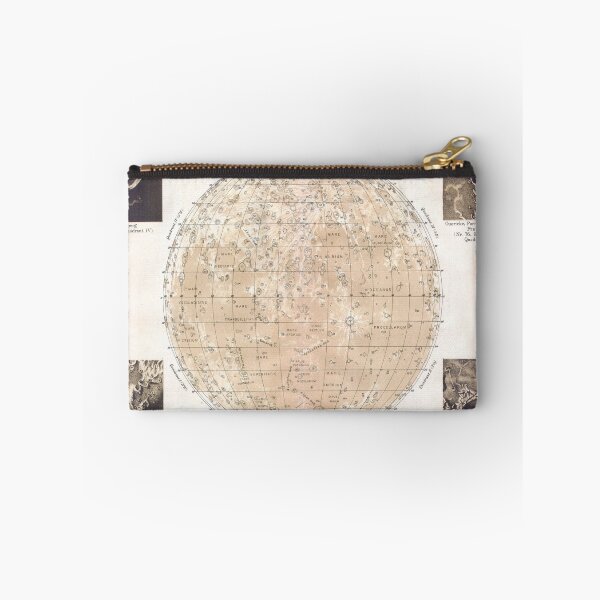 Item preview, Vintage Map of The Moon (1898) designed and sold by BravuraMedia.