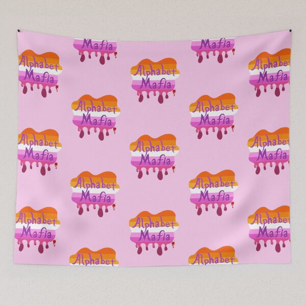 Item preview, Alphabet Mafia (Lesbian Flag) designed and sold by TomeOfCartoons.