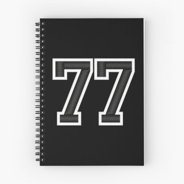 Item preview, 77 Black Jersey Sports Number seventy-seven Football 77 designed and sold by elhefe.