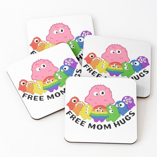 Item preview, Free Mom Hugs LGBTQ Pride designed and sold by KatieLibArt.