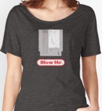 Blow Me - Vintage Nintendo Cartridge Women's Relaxed Fit T-Shirt
