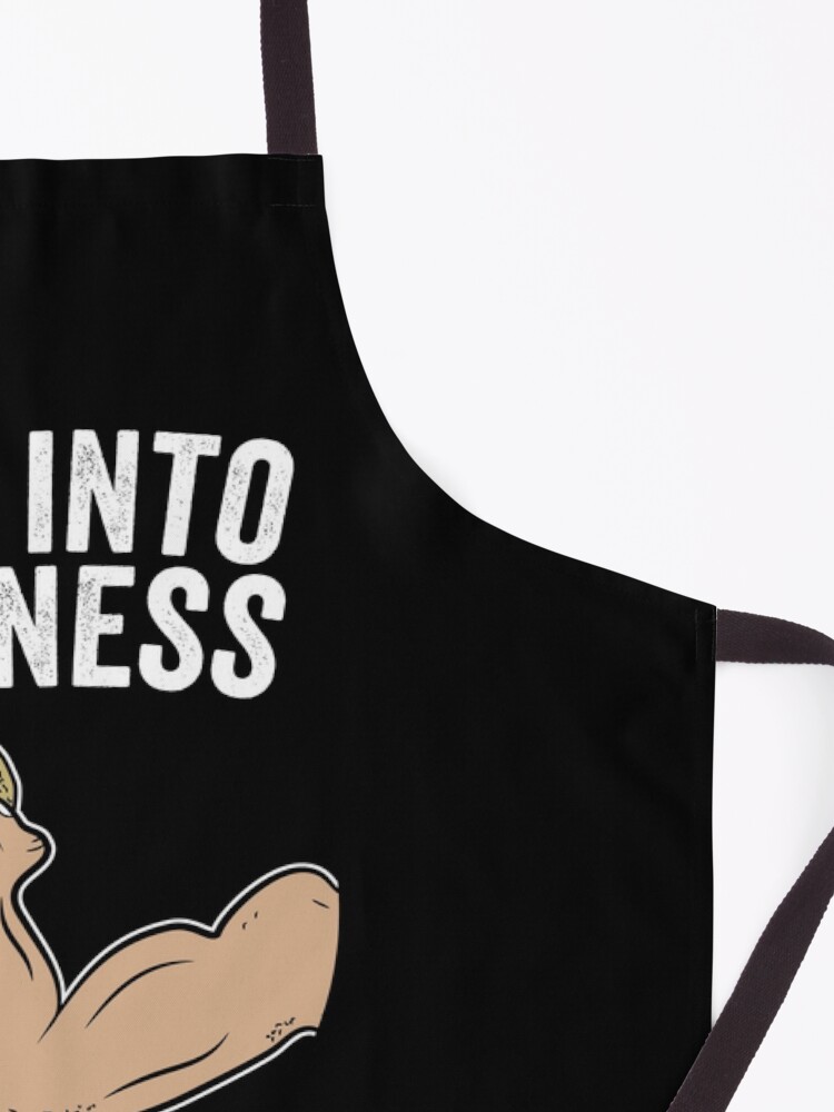 Alternate view of I'm Into Fitness Fitness Arepa Into My Mouth Apron