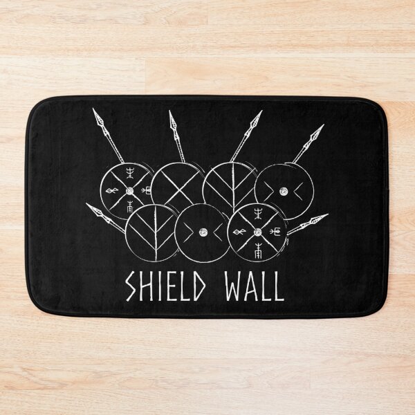 Item preview, Line art Shield Wall - Vikings designed and sold by MerchActually.