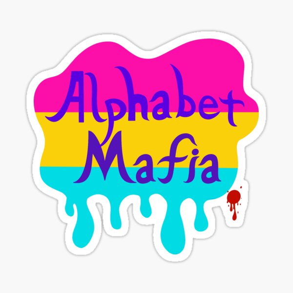 Artikel-Vorschau von  Alphabet Mafia (Pan Flag), designt und verkauft von TomeOfCartoons.