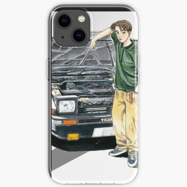 initial d { takumi fujiwara } Coque souple iPhone