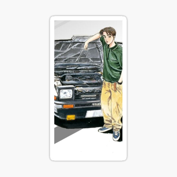 Initial D Anime Takumi Fujiwara Car Poster – Apparel By Enemy