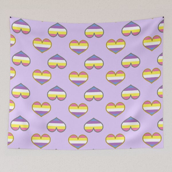 Item preview, Bigender 3 Pride Heart designed and sold by Roxzania.