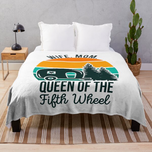 Item preview, Wife Mom Queen of the Fifth Wheel Funny Camping designed and sold by azmndesigns.