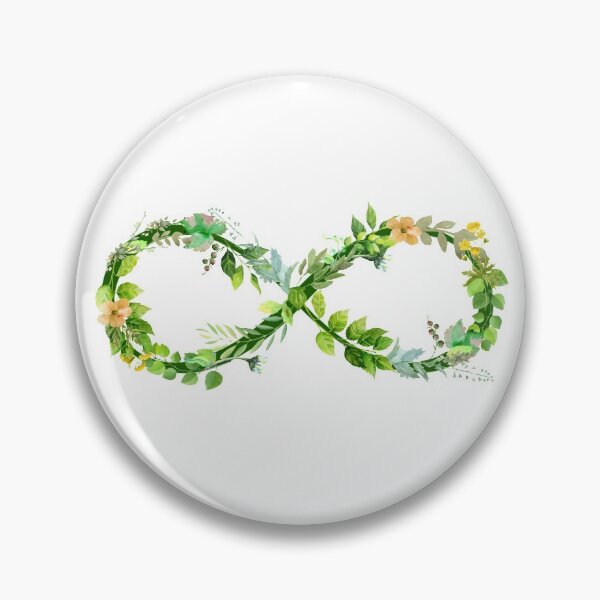 Item preview, FLORAL INFINITY SYMBOL  ARTWORK - BY AUSTRALIAN ARTIST JANE HOLLOWAY designed and sold by Jane Holloway.