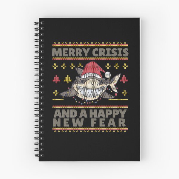 Item preview, Ugly Christmas Sweater Funny Shark Santa hat designed and sold by Nelt123.