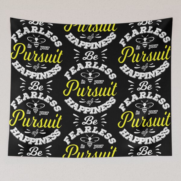 Item preview, Be fearless in your pursuit of happiness, Motivational Quote designed and sold by sweetlady635.