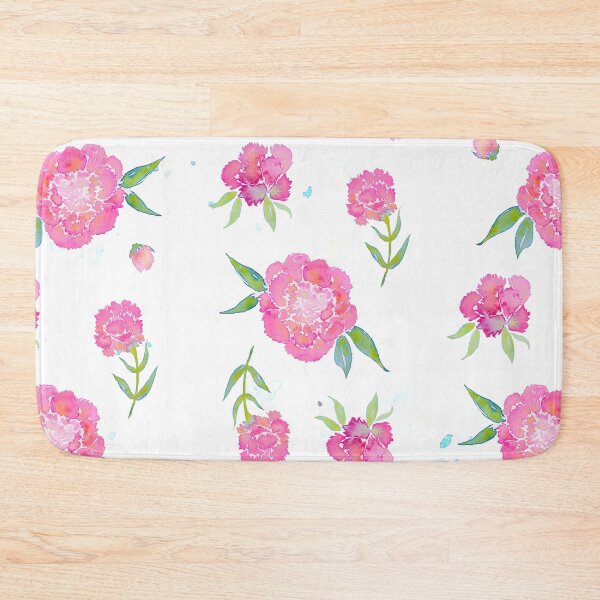 Item preview, Tickled Pink - Pink Watercolor Carnations - Watercolor Floral  designed and sold by Angelina Meyer.