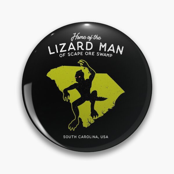 Item preview, Home of the Scape Ore Swamp Lizard Man - South Carolina, USA designed and sold by strangeology.