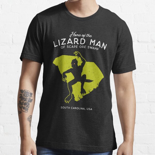 "Home of the Scape Ore Swamp Lizard Man South Carolina, USA" Tshirt for Sale by strangeology