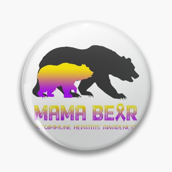 Artikelvorschau, Aufklärung über Autoimmunhepatitis Mama Bear Support Autoimmunhepatitis entworfen und verkauft von Victormoratalla.