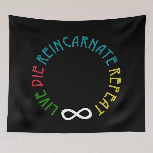 Item preview,  Live Die Reincarnate Repeat (Circle) designed and sold by superdumb70.