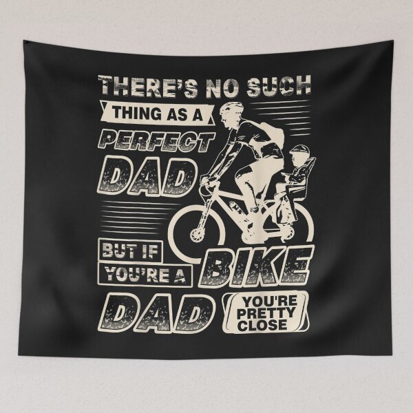 Item preview, Theres No Such Thing As A Perfect Dad Bike Dad Fathers Day TShirt50 designed and sold by tawanama.
