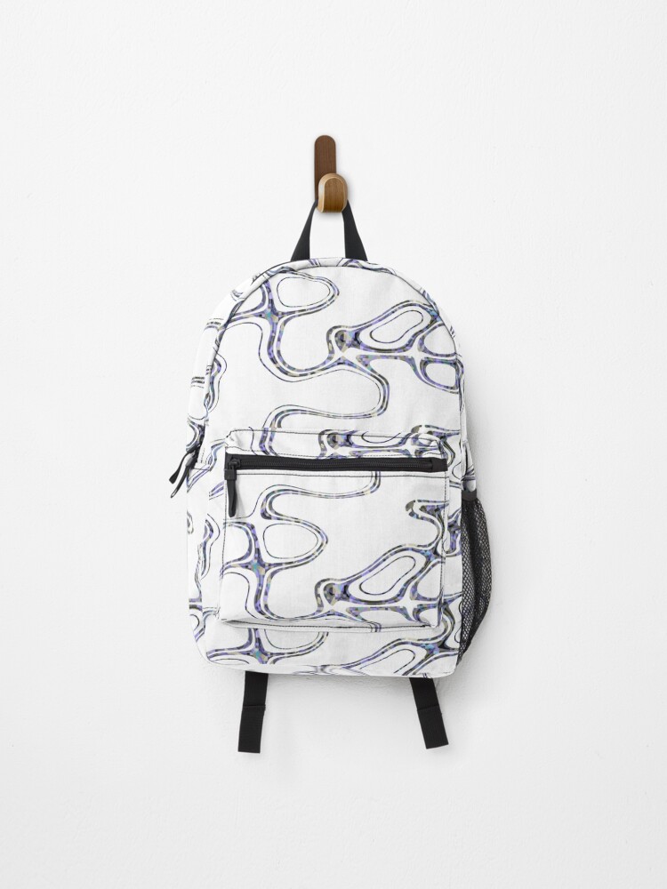 Thumbnail 1 of 3, Backpack, Digital Rivers designed and sold by geekdude.