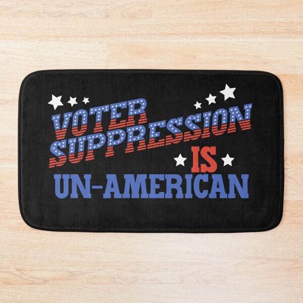 Item preview, Voter Suppression Is Un-American - Blue, Red and Stars designed and sold by Chubuter.