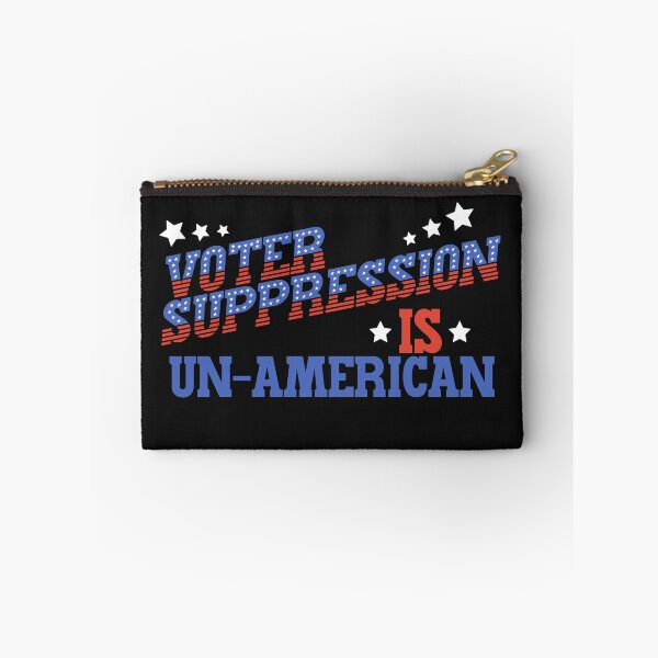 Item preview, Voter Suppression Is Un-American - Blue, Red and Stars designed and sold by Chubuter.