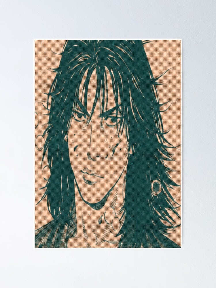 Vintage Manga Poster, Miyamoto Musashi, Shinmen Takezo #8, Samurai