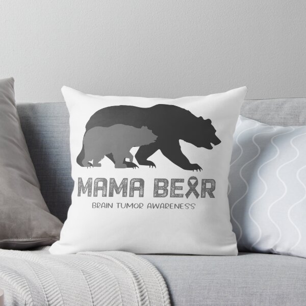 Item preview, Brain Tumor Awareness Mama Bear Support Brain Tumor designed and sold by Victormoratalla.
