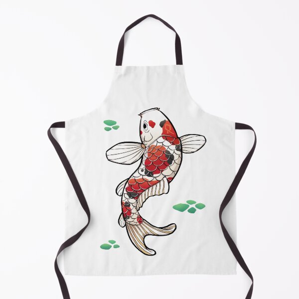 Item preview, Koi Fish Swimming Artwork Drawing Illustration designed and sold by Gabrielptdedi.