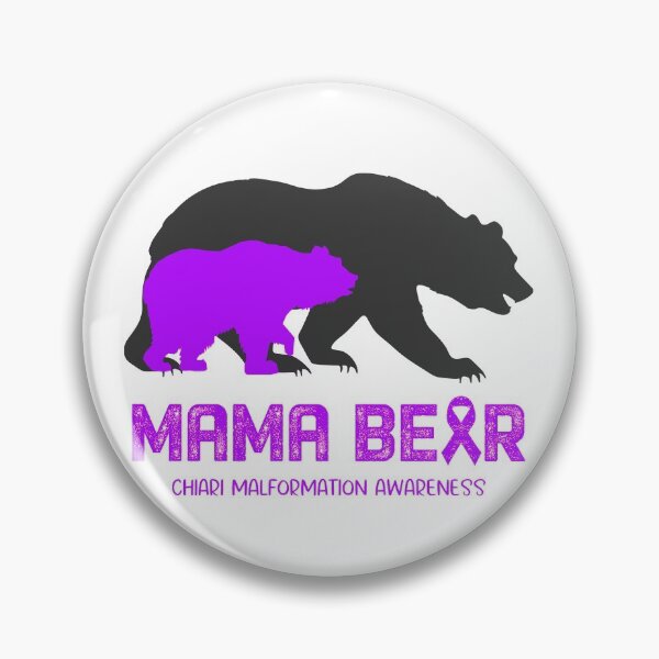 Item preview, Chiari Malformation Awareness Mama Bear Support Chiari Malformation designed and sold by Victormoratalla.