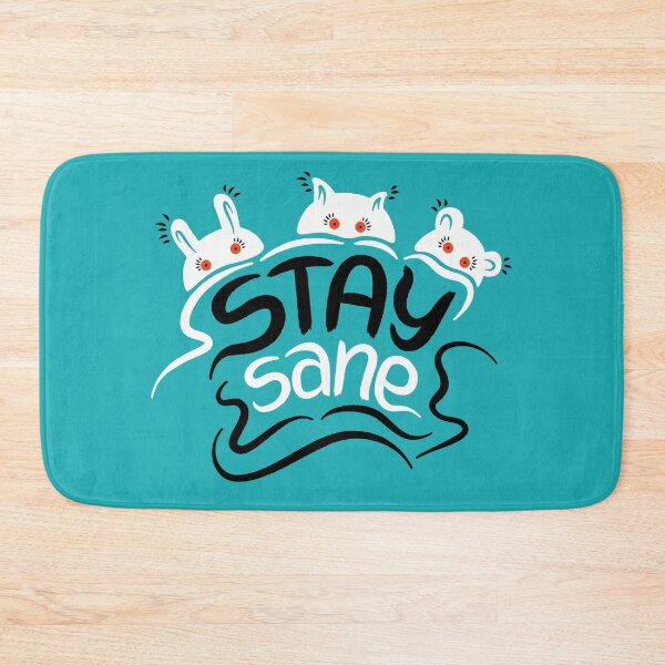 Item preview, Mental Health Pun Stay Sane  designed and sold by Boriana Giormova.