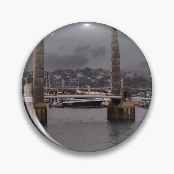 Item preview, Torquay Harbour Foot Bridge Blades Of Light designed and sold by rawshutterbug.
