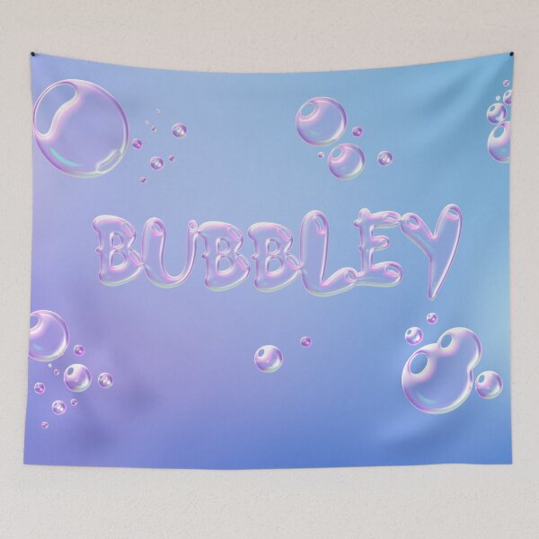 Item preview, BUBBLEY LOGO BLUE designed and sold by ACECOO.
