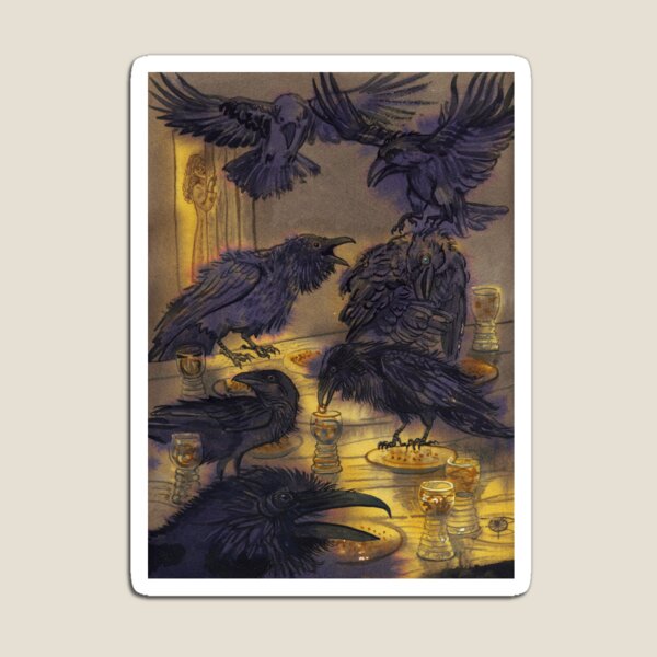 Seven ravens. Magnet
