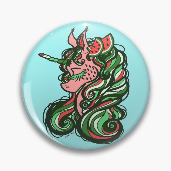 Item preview, Watermelon Unicorn designed and sold by JanGrackle.