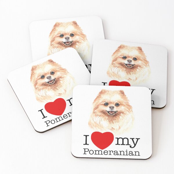 Item preview, I Love My Pomeranian - Dog designed and sold by Marc Scott-Parkin.