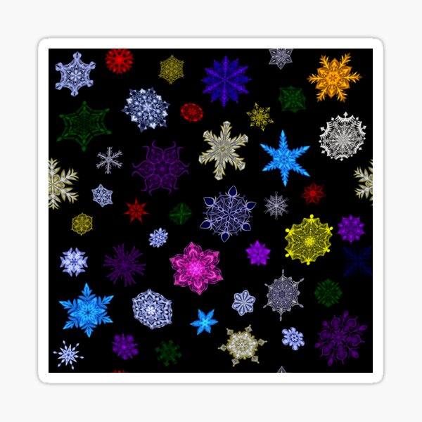 Item preview, Rainbow Snowfall designed and sold by StephOBrien.