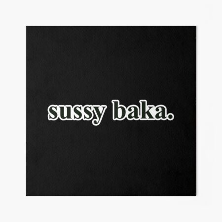 Certified Sussy Baka Funny Stamp Seal Design Art Board Print for Sale by  WalterBenson