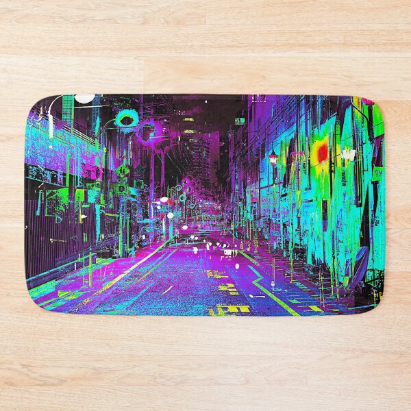 Item preview, Japanese Street, Bunkyo City, Tokyo Japan Glitch Art designed and sold by glitchhub.