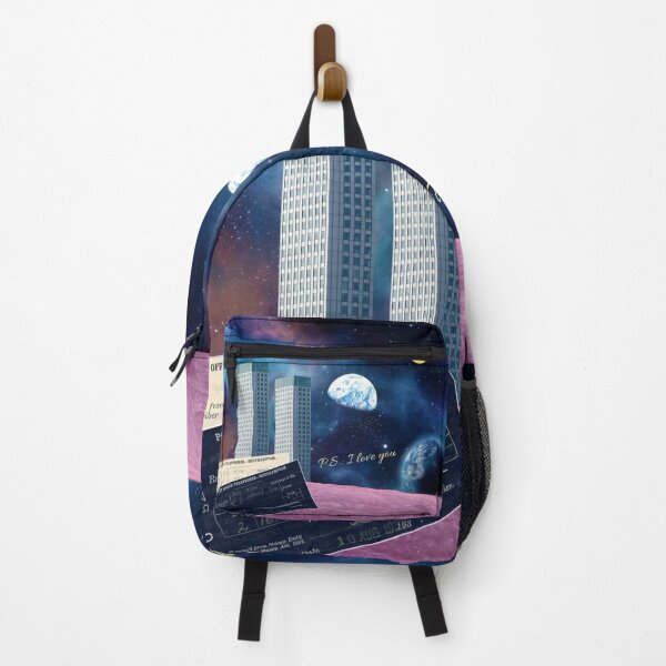 Item preview, Skyscrapers on the moon, surreal galaxy designed and sold by Mauswohn.