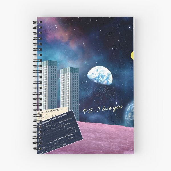 Item preview, Skyscrapers on the moon, surreal galaxy designed and sold by Mauswohn.