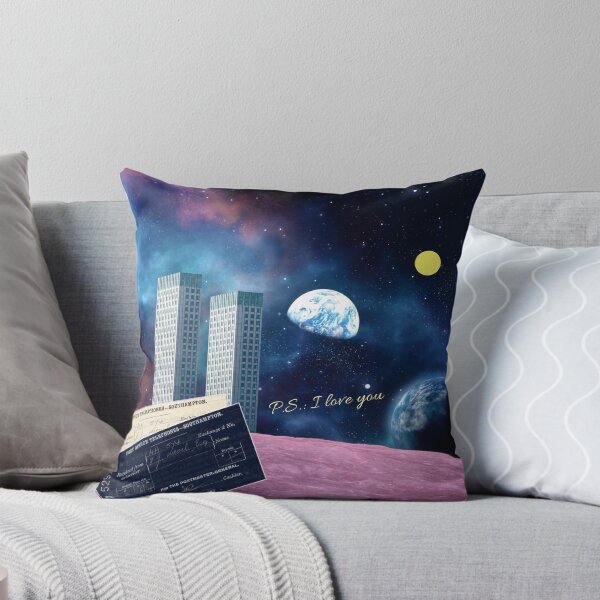 Item preview, Skyscrapers on the moon, surreal galaxy designed and sold by Mauswohn.