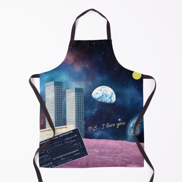 Item preview, Skyscrapers on the moon, surreal galaxy designed and sold by Mauswohn.