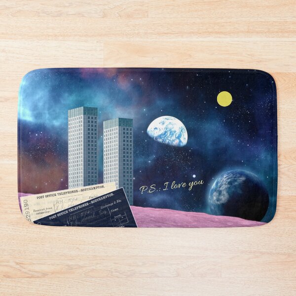 Item preview, Skyscrapers on the moon, surreal galaxy designed and sold by Mauswohn.