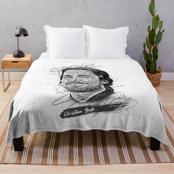 Item preview, Christian Bale Abstract Sketch Art, Christian Bale designed and sold by graphic-genie.