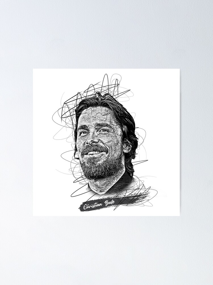 Christian Bale, mechanical pencil on journal paper. Sketching daily for the  last month. Feedback always appreciated. Hope you enjoy! : r/drawing