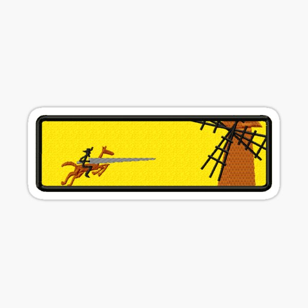Item preview, Don Quixote Tilting at Windmills designed and sold by storiedthreads.