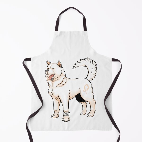 Item preview, White Dog Kintamani Bali Artwork Drawing Illustration designed and sold by Gabrielptdedi.
