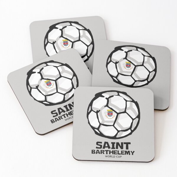 Item preview, Saint Barthélemy Football Country Flag designed and sold by KewaleeTee.