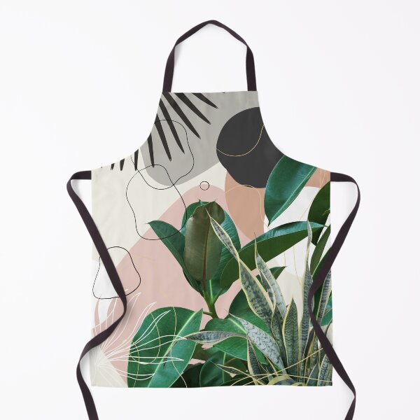 Item preview, Ficus Snake Plant Fan Palm Finesse #1 #tropical #decor #art designed and sold by Anita's & Bella's Art.