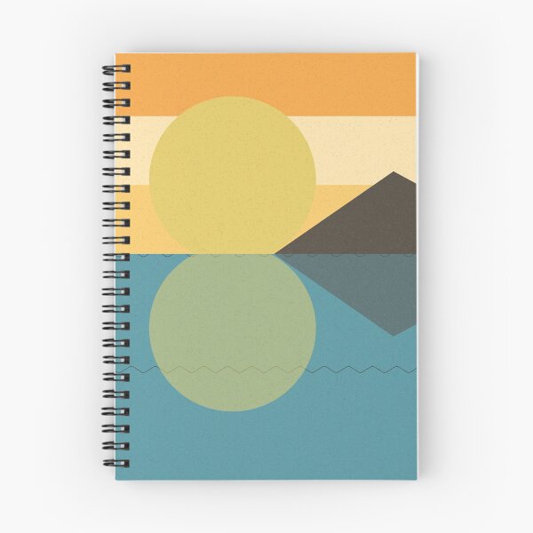 Item preview, Geometric landscape generative art poster illustration designed and sold by IuriiVlasenko.