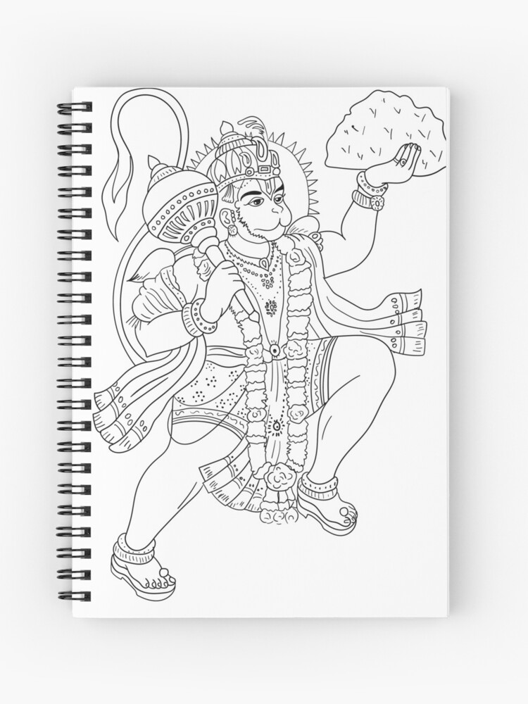Lord hanuman, Print by Young Artist Harshit Pustake